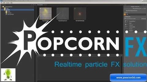 Unreal Engine 4 PopcornFX Particule + BluePrint , Partie1