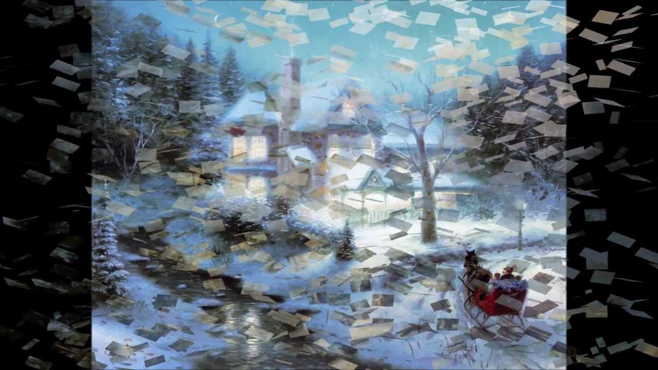 WHITE CHRISTMAS - LOUIS ARMSTRONG, OBRAZY THOMAS KINKADE I - YouTube