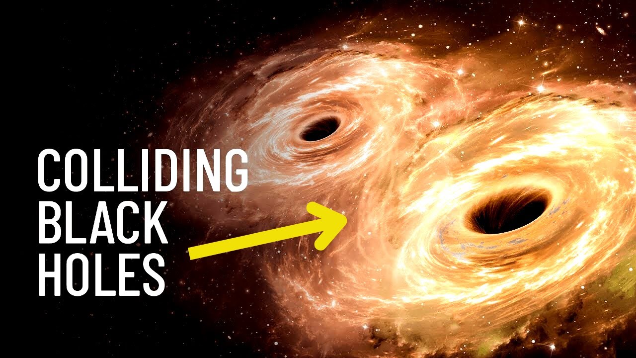 Collision of two Massive Black Holes - YouTube