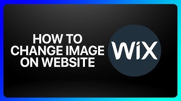 How To Change Image On Wix Website Tutorial