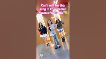 Thumbnail of Twice jihyo chaeyoung and jeongyeon new song for Netflix kpop demon hunters movie ☺️