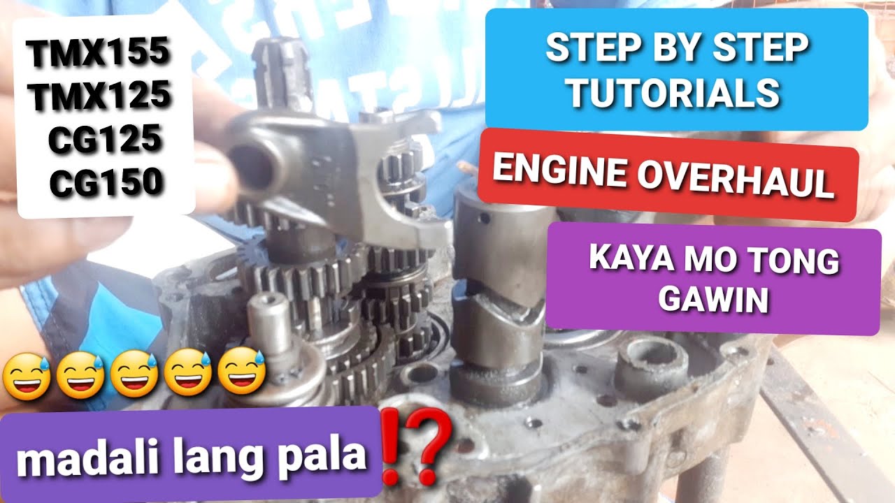 PAANO MAG OVERHAUL NG TMX155 TMX125 CG125 CG150 PART2