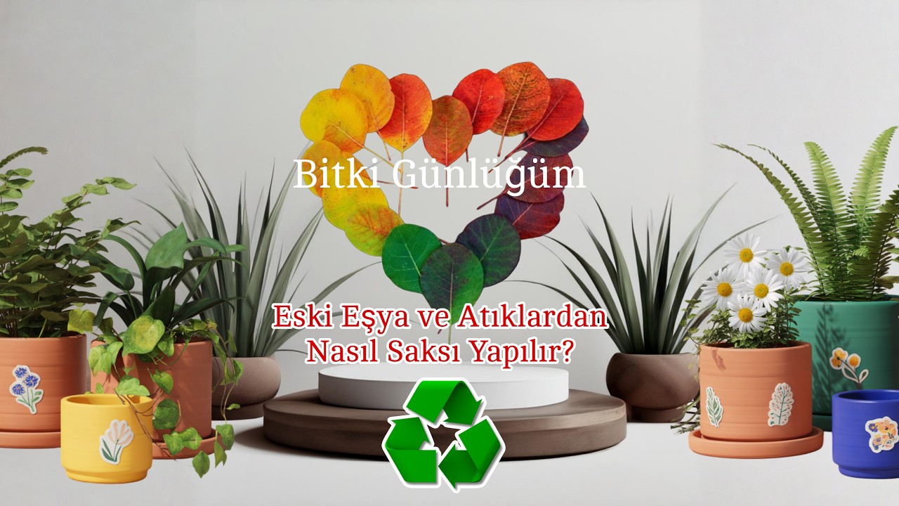 Bitki Günlüğüm - Atık Malzemelerden Nasıl Saksı Yapılır