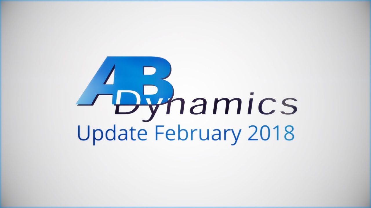 AB Dynamics (ABDP) February 2018 update interview with Tim Rogers CEO