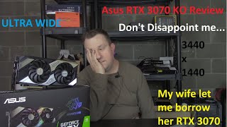 How good is an Asus RTX 3070 KO in Ultra Wide Gaming?