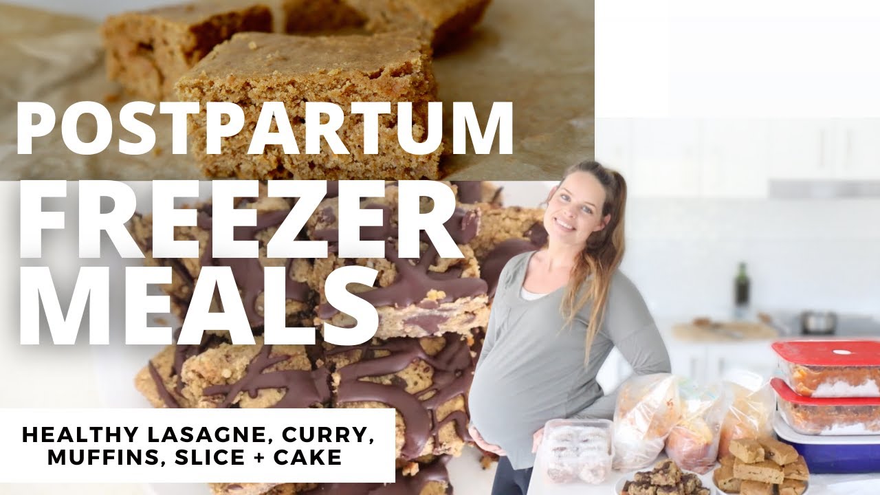 How to Meal Prep before Baby with 5 Healthy Postpartum Freezer