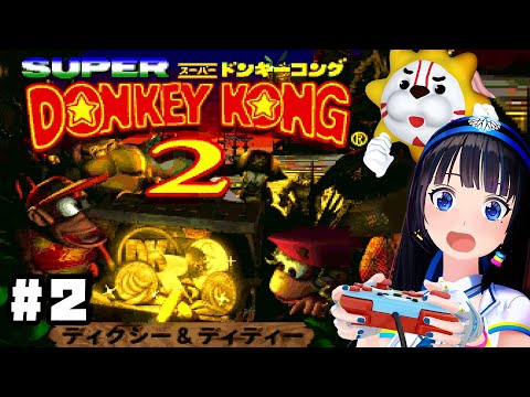【まだ夏休み】スーパードンキーコング２！もっとやるぞー！Donkey Kong Country 2: Diddy's Kong Quest【#葵の生放送 】