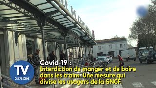 Interdiction de manger et de boire dans les trains. Une mesure qui divise les usagers de la SNCF.