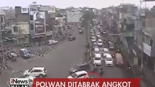 Sadis!!! Polwan ditabrak angkot - iNews Malam 18/03
