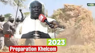 Preparation des Travaux champêtres de Khelcom Darou Salam 2023 par les Ngongo Tarbiya