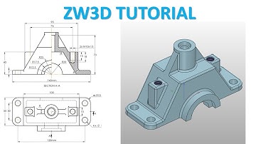 ZW3D Tutorial 21 | 3D Modeling Basic Design Beginners