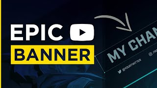 How To Make A Banner For YouTube! Photoshop Channel Art Tutorial (2020)