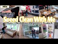 EXTREME CLEAN DECLUTTER ORGANIZATION AND RESTOCK! SPEED CLEAN WITH ME! WHOLE HOUSE CLEANING ROUTINE!