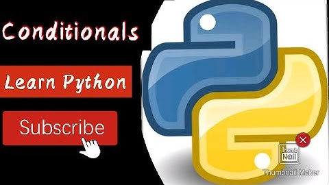 #Python Python Tutorial for Beginners 6: Conditionals and Booleans - If, Else, and Elif Statements
