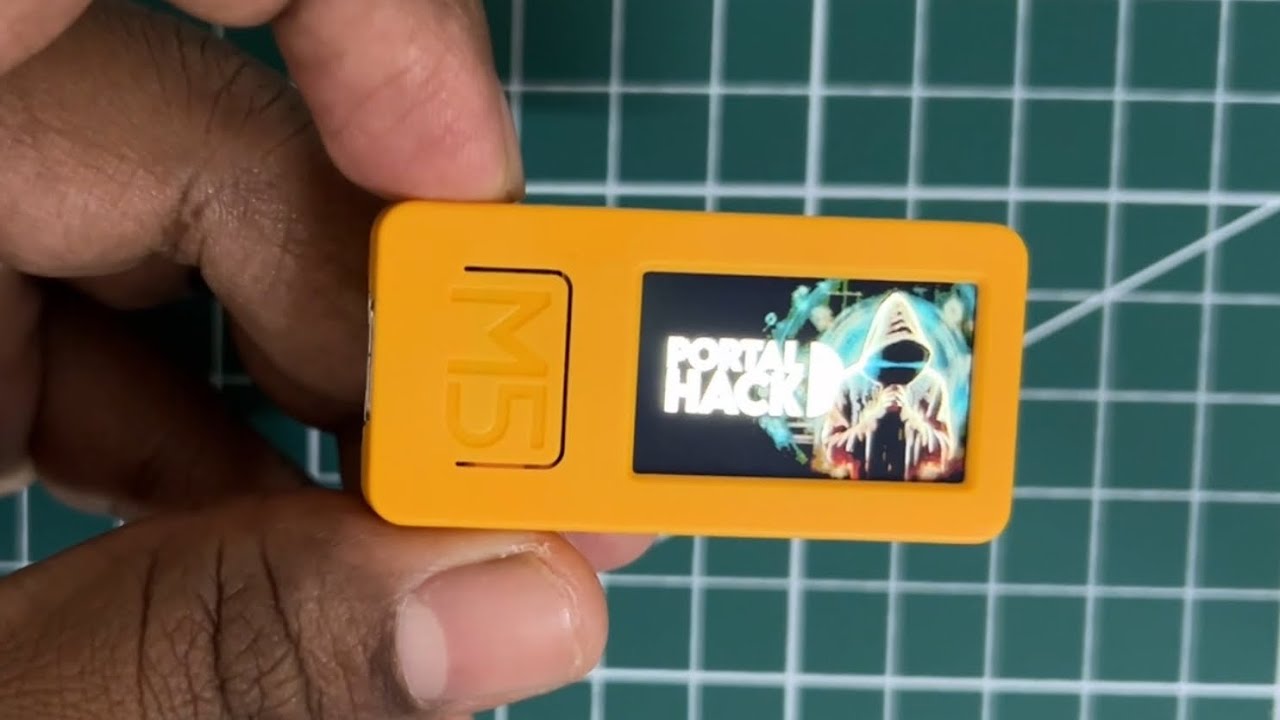 M5stickC plus 2 with portal.hack firmware. A cheap alternative of ...