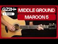 Middle Ground Guitar Tutorial Maroon 5 Guitar Lesson |Chords + Strumming|