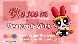 how to draw blossom | Powerpuff Girls | #blossom #powerpuffgirls screenshot 1