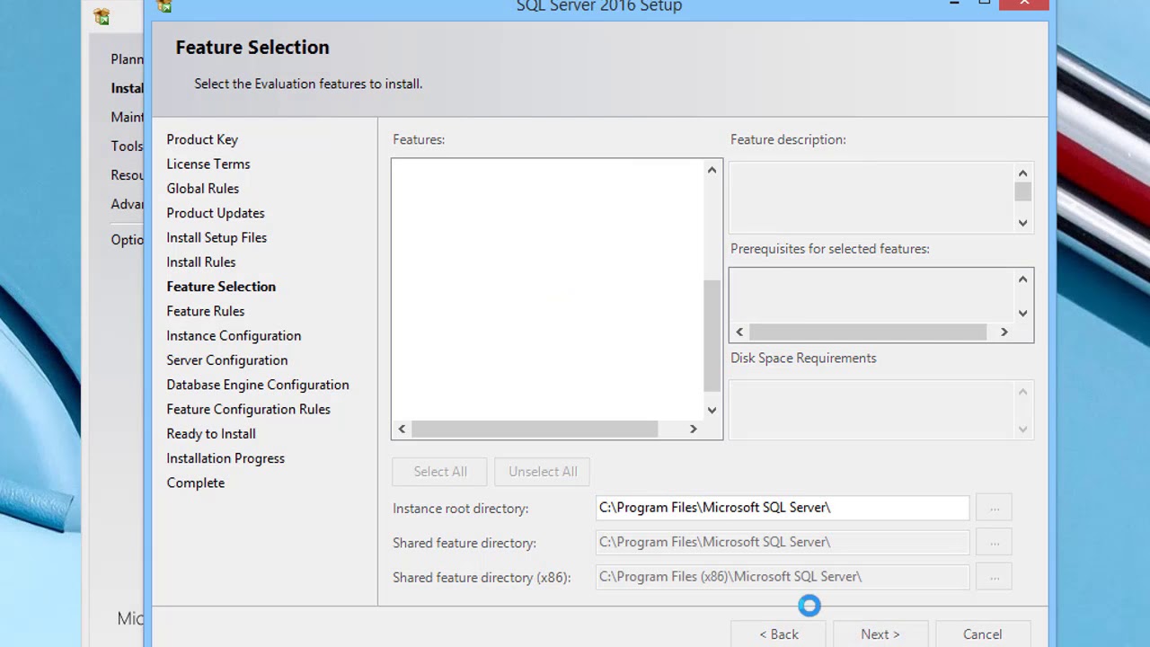 SQL Server 2016 Step by Step Installation - YouTube