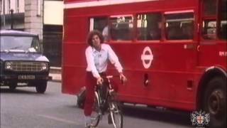 Cycling in London, c1980s
