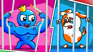 BLUE with HooDoo Locked in PRISON Challenge | Rainbow Friends Chapter 3 | Hoo Doo Animation by Hoo Doo and Friends 802 views 2 weeks ago 3 hours, 33 minutes