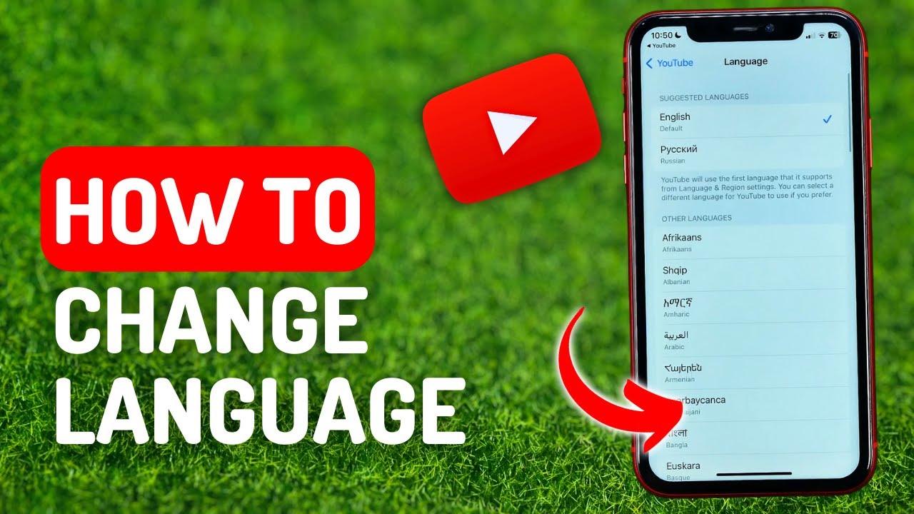 How to Change Language in Youtube - Full Guide - YouTube