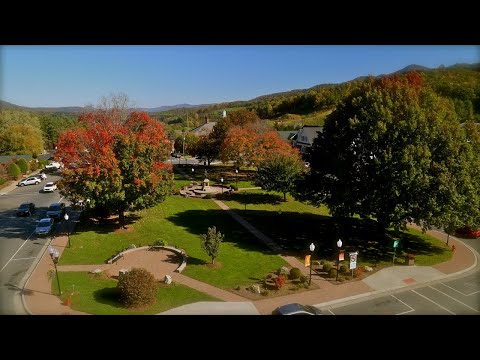 Early autumn day in Burnsville, North Carolina