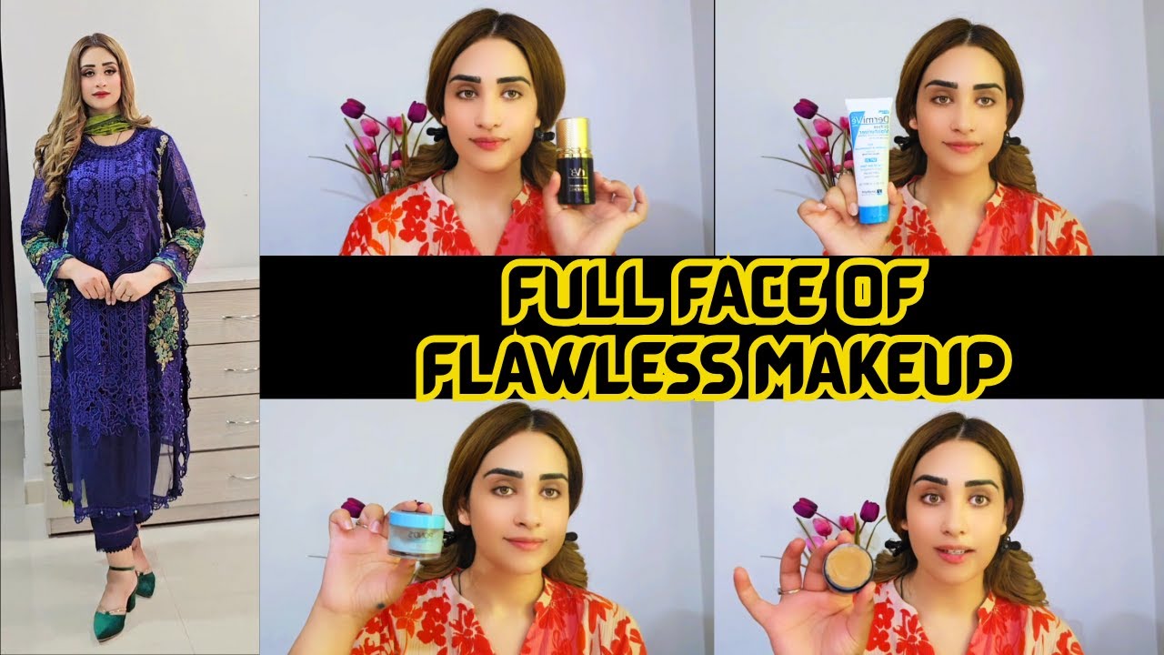 Full Face Of Flawless Makeup Tutorial | Step By Step Complete Guide # ...