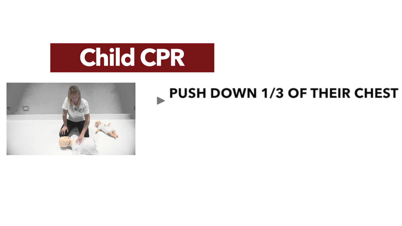 Child CPR, how to help