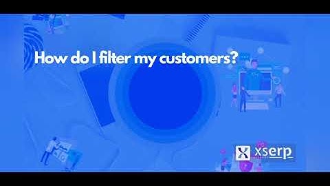 How can I filter customer items in Xs Erp?