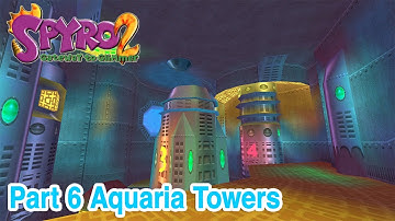 Spyro 2 - Part 6: Aquaria Towers | [HD] [PS1] [Widescreen Hack]
