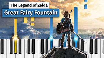 The Legend of Zelda - "Great Fairy Fountain" - Piano Tutorial