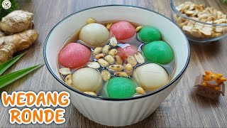 RESEP WEDANG RONDE JAHE GULA MERAH ISI KACANG HANGAT DAN MENYEHATKAN