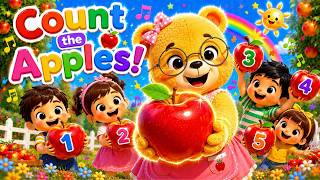 🎵 Count the Apples! 🍎 | Fun Counting Song for Kids | Learn Numbers 1–5 with Mama Ou