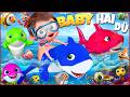 Baby Hai auf großer Reise | Kinderreime für Kinder | Super Luca Deutsch #kinderlieder