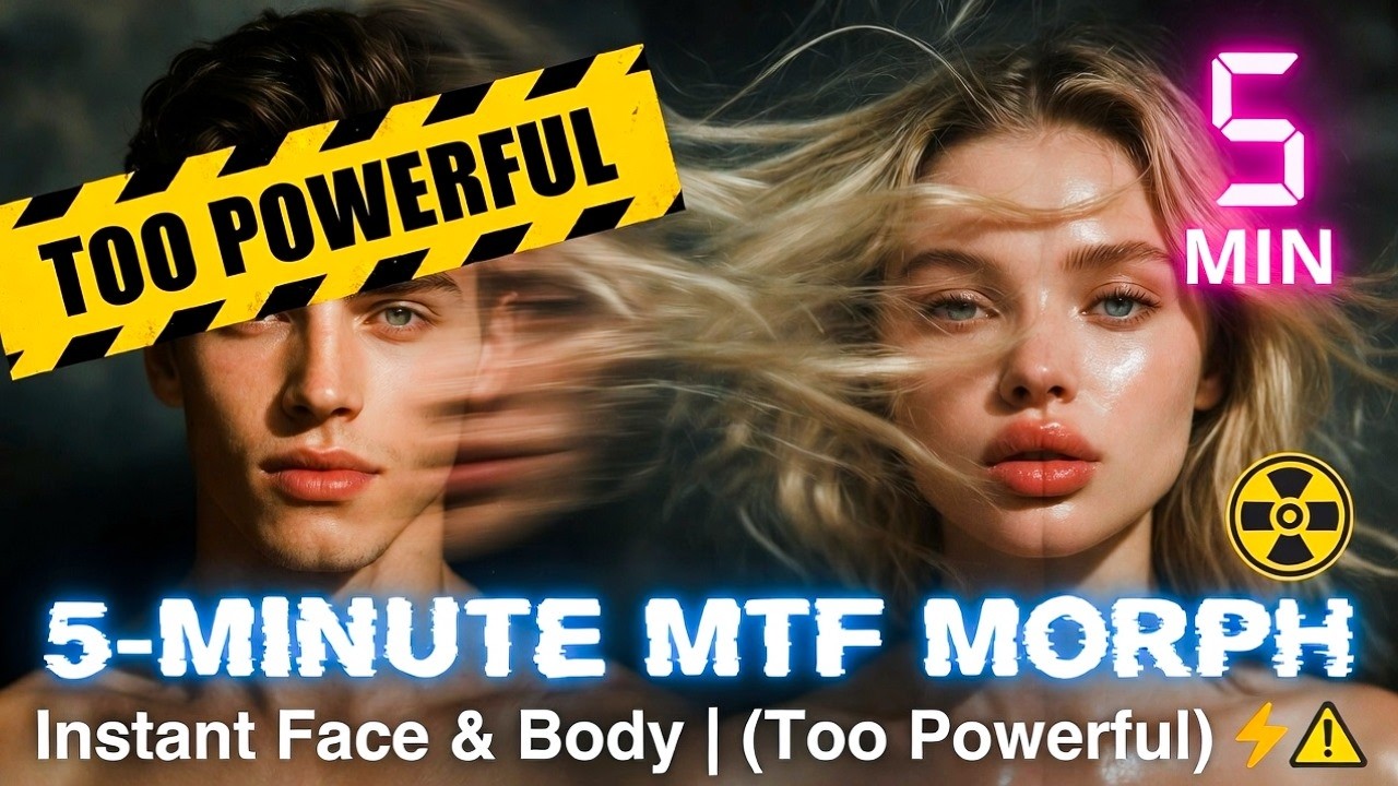 5-Minute MTF Morph | Instant Female Face & Body (Too Powerful) - YouTube