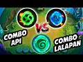 Combo api starcore elementalist mage vs combo lalapan nature  magic chess mobile legends