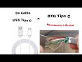 Cable OTG Tipo C casero