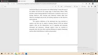 Individual Defference Unit 3