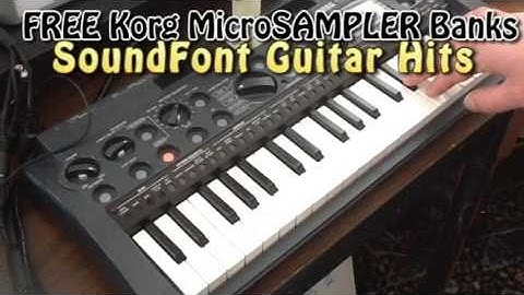 More FREE Korg MicroSAMPLER Banks