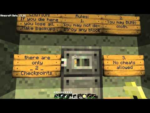 Minecraft Custom Map - Indiana Jones Cave Gameplay...