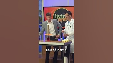 Law of inertia: Newton’s 1st Law Egg drop demo