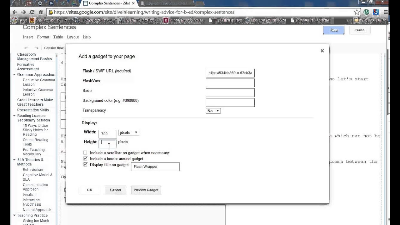 Uploading A Flash File To A Google Website Youtube