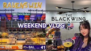 [🇺🇸VLOG] | BLACKWING SUITES | Baltimore Ravens vs. Denver Broncos | NFL 🏈