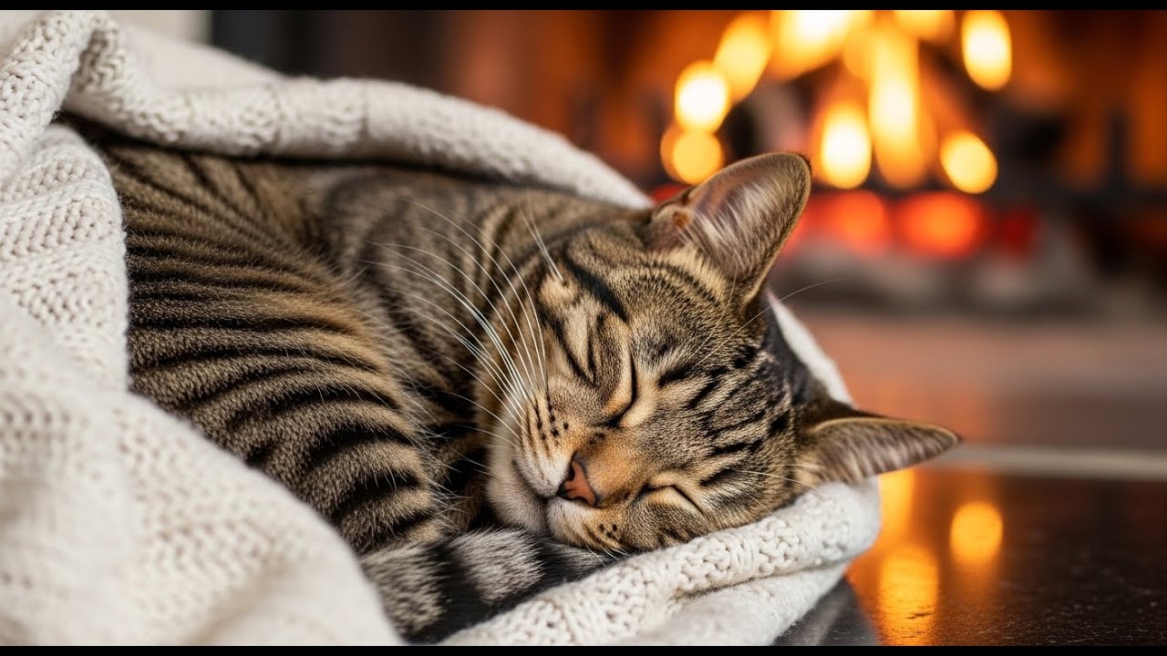 12 Hour Deep Sleep Music for Cats 💤 Anti Anxiety