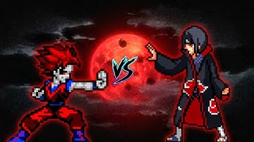 Goku Terror Rework OP (New) VS Itachi S1 OP in Jump Force #mugen