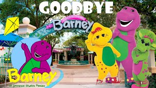 Tribute To Barneys Day At The Park At Universal Orlando Closed Permanently