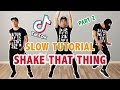 SHAKE THAT THING (SLOW TUTORIAL) | Charli D'Amelio version | TikTok Dance