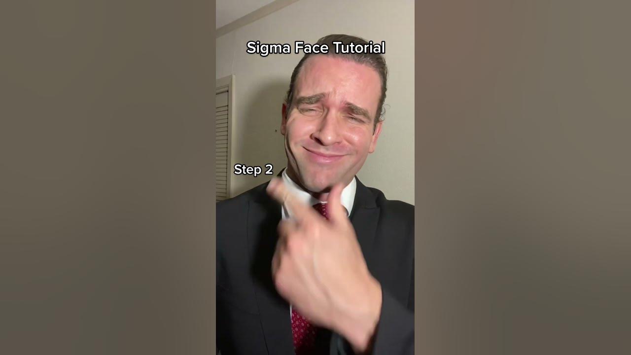 how to do the Chad Face. 😎 official tiktok tutorial. #shorts