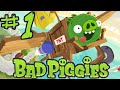 Плохие свиньи (Bad Piggies) #1 ЗЛЫЕ ПТИЧКИ ПРОТИВ ПЛОХИХ СВИНОК в мультяшной андроид игре мультике