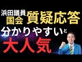 ㊗️1.9万天才浜田議員の国会質疑が面白いと今話題